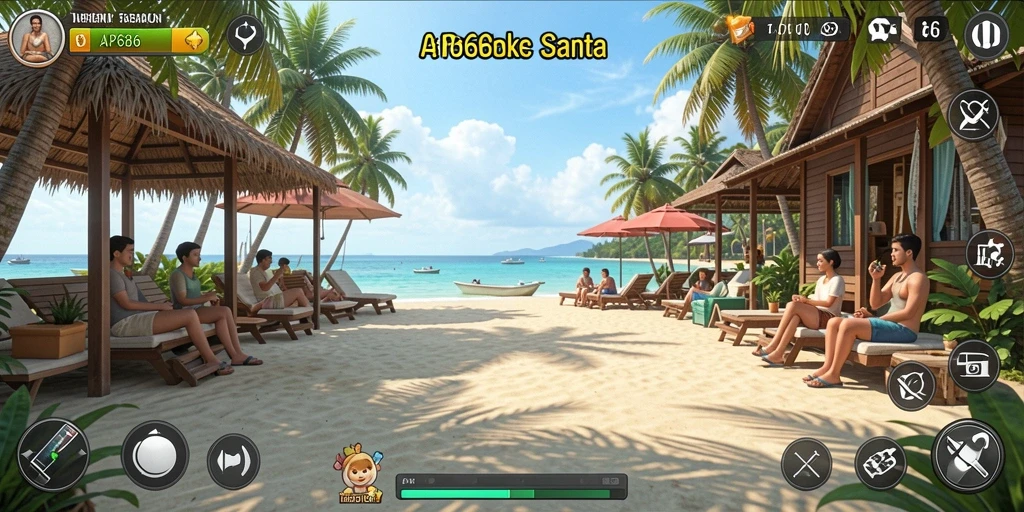 Tampilan gameplay AP686 yang ceria dan mengasyikkan.