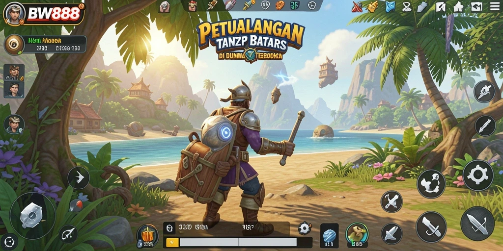 Tampilan gameplay BW888 yang memukau dalam dunia terbuka.
