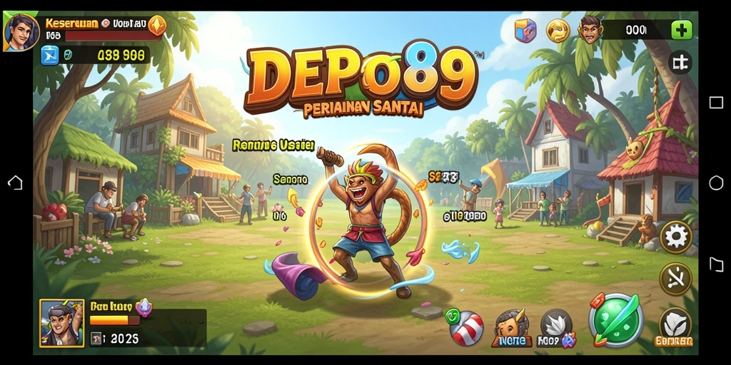 Tampilan gameplay seru dari DEPO89 yang mengasyikkan.