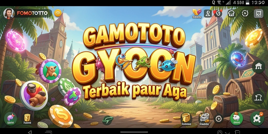 Tampilan gameplay FOMOTOTO yang menunjukkan keseruan dalam mengelola bisnis.
