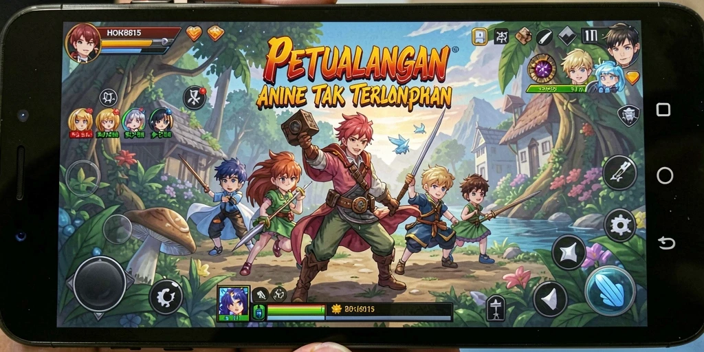 Tampilan gameplay HOKI8815 yang memukau dan penuh aksi.