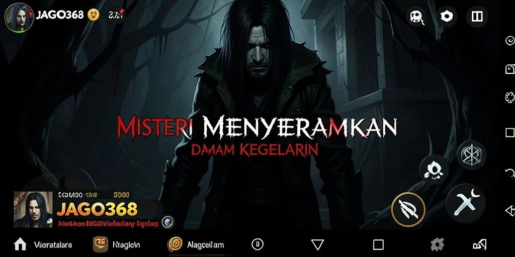 Tampilan gameplay JAGO368 yang menyeramkan dan mencekam.