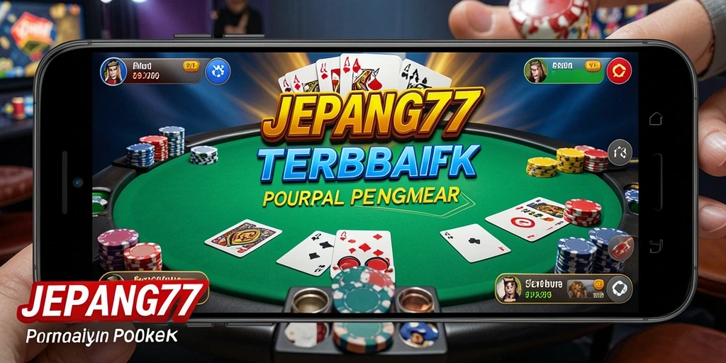 Tampilan gameplay Poker yang menarik di JEPANG77.