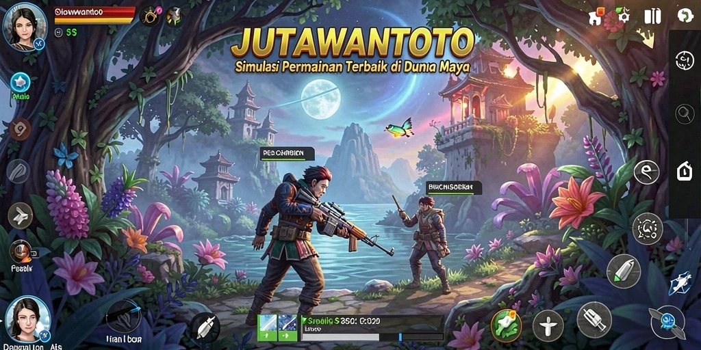 Tampilan gameplay JUTAWANTOTO yang menarik dan seru.