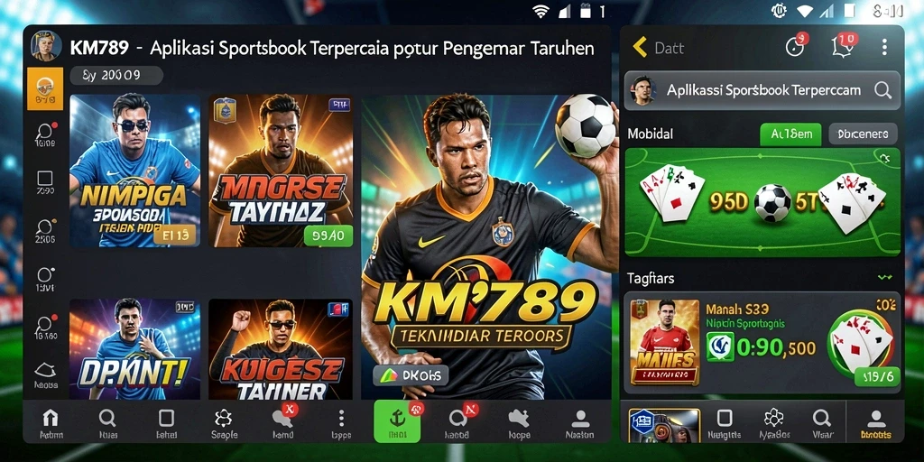 Tampilan menarik dari gameplay Sportsbook KM789 dengan berbagai opsi taruhan.