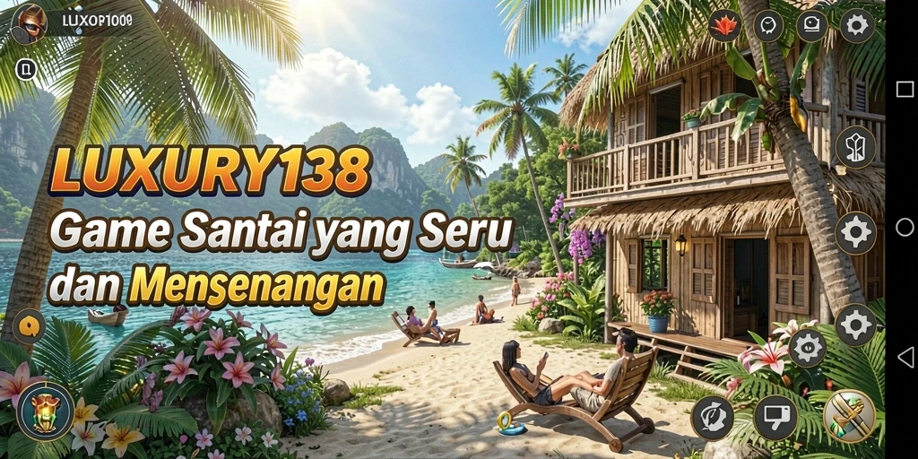 Tampilan gameplay LUXURY138 yang menarik dan penuh warna.