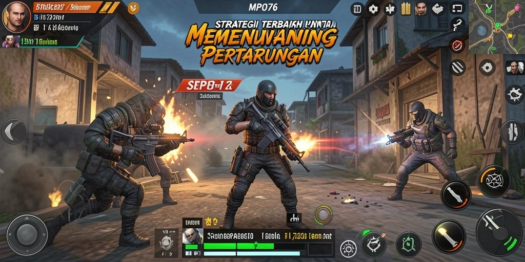Screenshot MPO76 menunjukkan gameplay strategi yang mendebarkan.