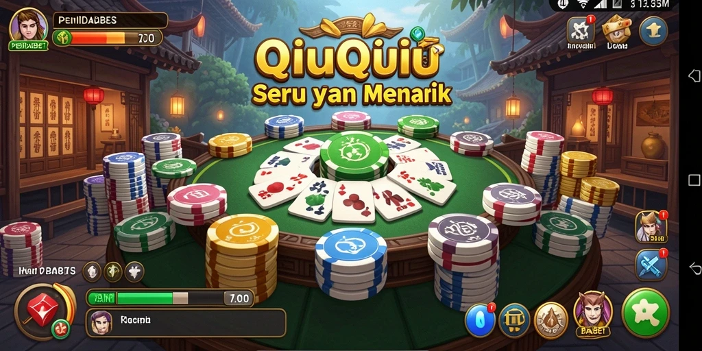Screenshot gameplay QiuQiu PENIDABET yang menarik dan interaktif.