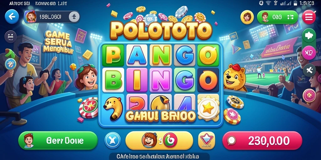 Tampilan gameplay POLOTOTO yang seru dan interaktif.