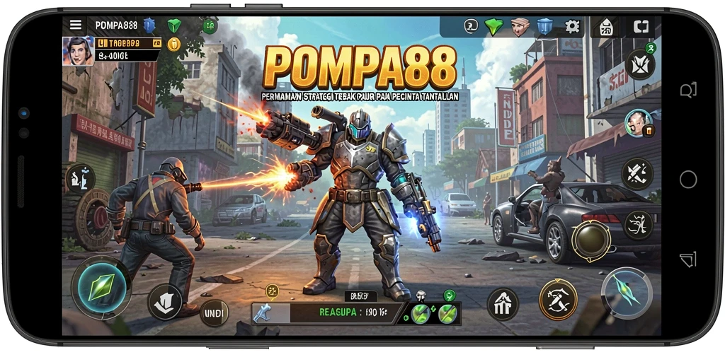 Tampak seru dari gameplay POMPA88 yang menantang strategi.