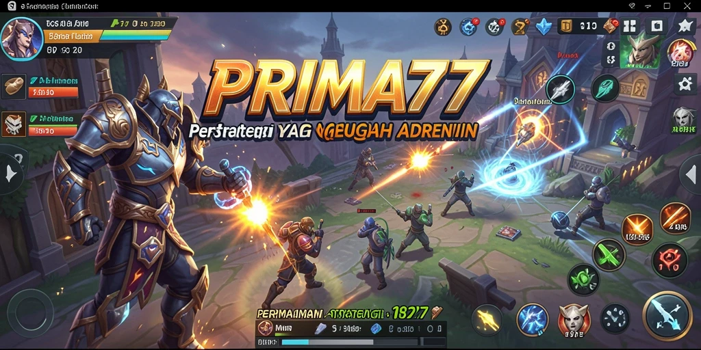 Tampilan utama gameplay PRIMA77 yang menantang dan strategis.