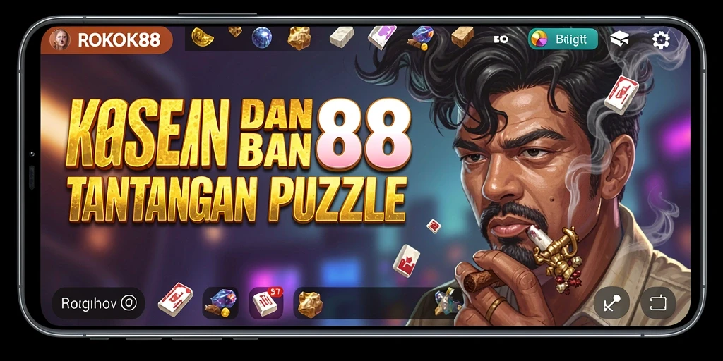 Screenshot ROKOK88 menampilkan gameplay seru dari pemecahan teka-teki yang menantang.
