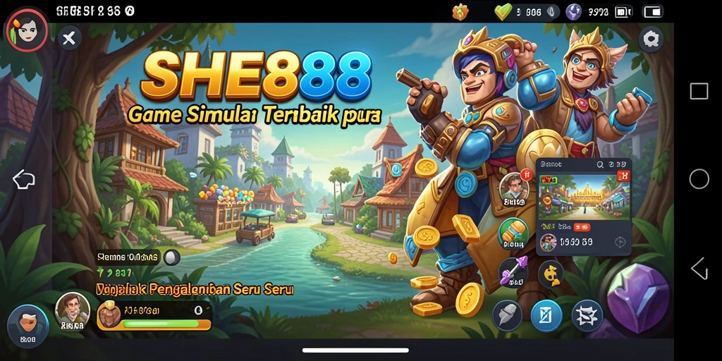Tangkapan layar memperlihatkan gameplay mendebarkan di dalam <strong>SHE888</strong>.