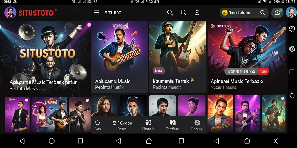 Tampilan menarik dari gameplay aplikasi musik SITUSTOTO.