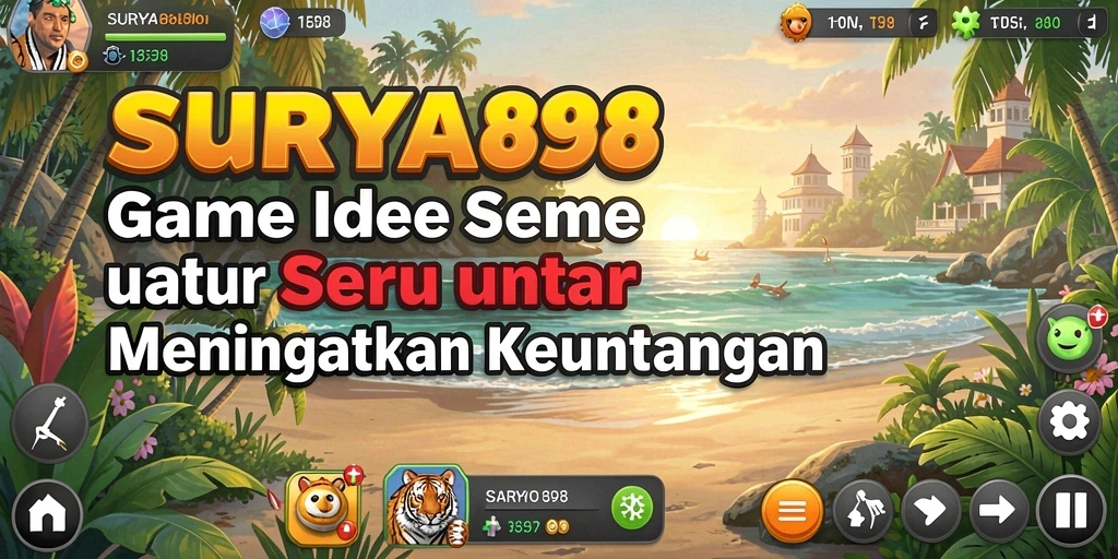 Tampilan gameplay SURYA898 yang menarik dan penuh warna.